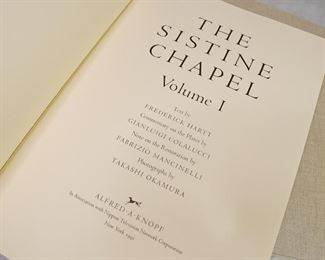 Extremely Rare Sistine Chapel Book Volume I and II With Original Lithographs.