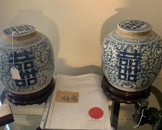 Original Ming Dynasty Jars