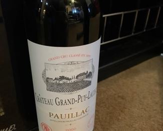 exclusive collection of French wine Pauillac 2000