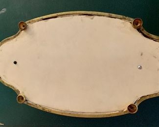 $300; Vintage inkwells and tray detail; reverse