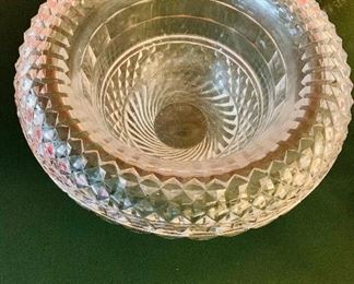 $75: Crystal bowl detail