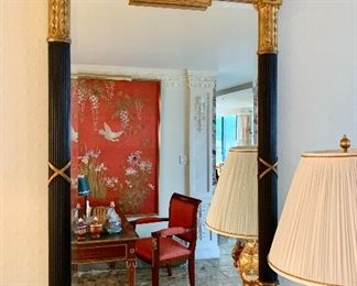$795; Vintage Neoclassical Mirror; 50" H x 35" W; Excellent condition.