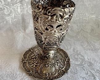 $40 - German vase; 4” H, 3” base
