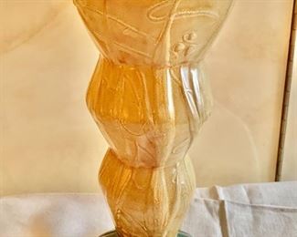 $60; Studio art ceramic vase by Butter + Toast, 12" H x 6" W at top