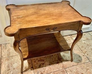$175; Vintage Rappaport style table; 27.5" H x 31" W x 22.5" D