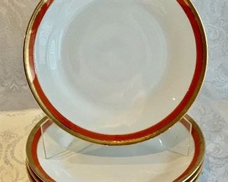 $40; (4) Richard Ginori Salad Plates, 8"