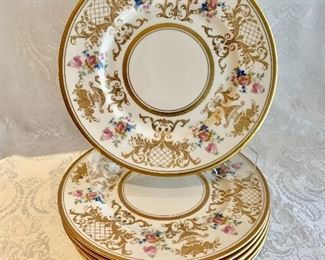 $48; (7) Fine Concorde China Salad/Dessert Plates, 8.25" diameter