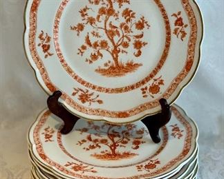 $100; Haviland Limoges 'Tehran' China (10) Dinner Plates, 10.5" 