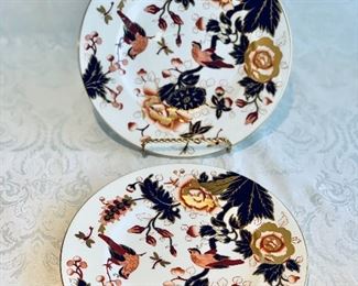 $40 - (2) Coalport 'Hong Kong' China Salad Plates, 8" diameter