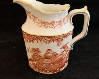 $20; Royal Crown Derby creamer; as is, hairline crack; 4.5" H 