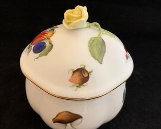 $90; Herend Jar; 5" H x 4" W