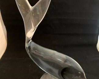 $125; Seguso AV Fish Sculpture, signed; as is, one chip in the tail and one chip in the mouth. 13.75" H x 7.5" W