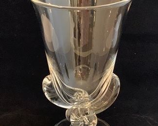 $120; Steuben Vase; George Thompson (1942) design; 8.5" H x 5" W
