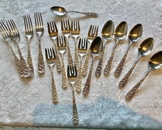 $60 - Set of 19 silver plate flatware