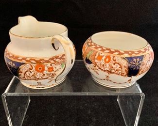 $40 - Imari sugar and creamer