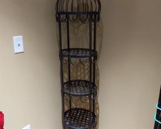 Four Tier Black Shelf