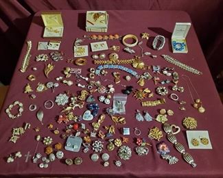 Vintage Earrings Brooches and Bracelets