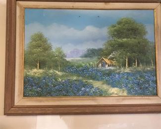 Original oil bluebonnet