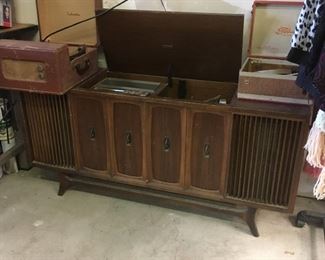 But this one is awesome! It plays wonderfully and sounds great. we used the radio and the record player and it will be on during the sale... hope you don't mind some tunes!