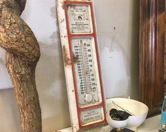 just checking the temperature of the room.