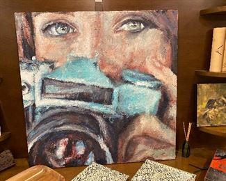 Exposure By Nava Lundy, Original Art, Acrylic on Stretched Canvas