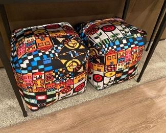 Pair of Ottomans