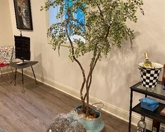 Faux Tree's and decor