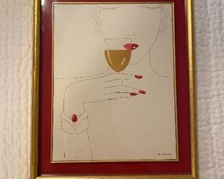 "Champagne" By Ericson, Depliant publictaire pour la Maison Nicolas