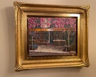 Liudmila Kondakova "Shakespeare and Company ll" Commission Acrylic on Canvas