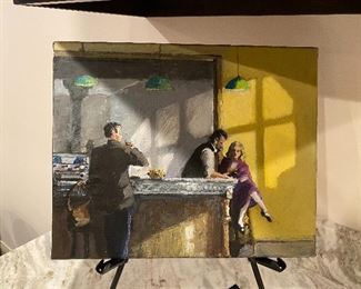 Bertrand Girard
13" x 16", acrylic painting
"Un Matin de Lumiere"