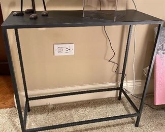 Crate and Barrel Avenue Black C Table's, Echelon Round Side Tables