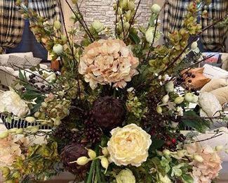 Many professionally done Floral arrangements