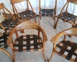 6 wishbone Chairs and 2 captains chairs. Please contact me with your offers on this grouping. Estateannie@gmail.com.