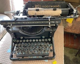 Antique typewriter-it's an Underwood