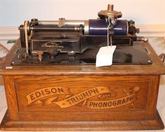Edison record players, and Regina cylinder disc musci boxes