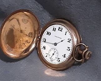 10Kt Yellow Gold Waltham Pocket Watch