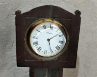 Miniature Tall Case Clock Case with Pocket Watch