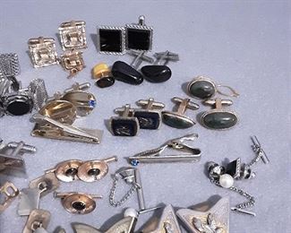 Men's Cuff Links, Collar Tips Group