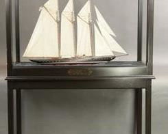 Schooner Yacht Atlantic Diorama
