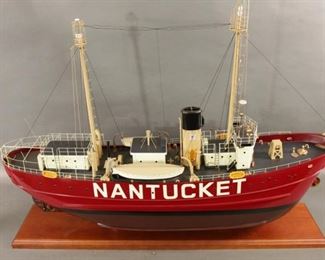 Ship Model of the Lightship Nantucket 48" Long
