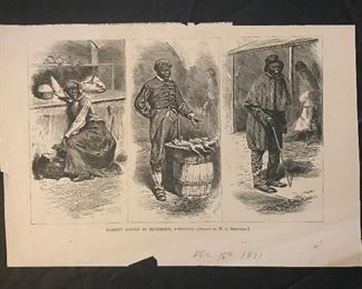 Black History Reconstruction Era Vintage Cartoons