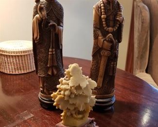 ASIAN CARVED PIECES