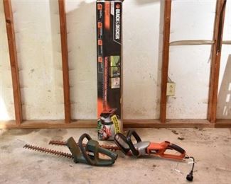 19. Two 2 BLACK  DECKER Hedge Trimmers