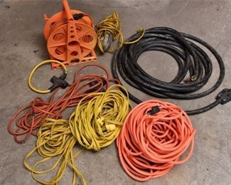 28. Group Lot Of Extension Cords