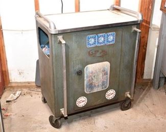 41. Metal Rolling Cart