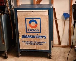 42. Metal Rolling Cabinet