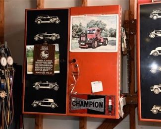 43. Wall Mounted Tool Box With Contents