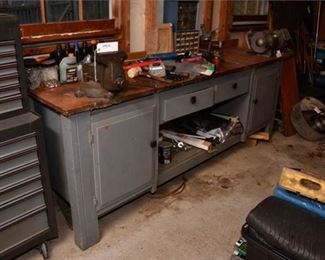 49. Work Table with Contents