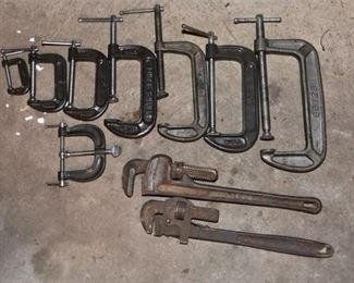 73. Group Lot Of Clamps