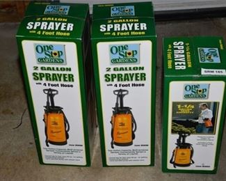 176. Three 3 ONE STEP Sprayers